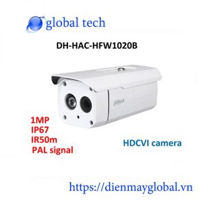 Camera HD-CVI độ phân giải HD 720P DH-HAC-HFW1020B