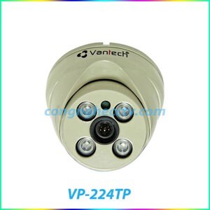 Camera HD-TVI bán cầu hồng ngoại Vantech VP-224TP