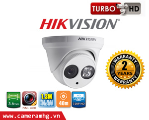 Camera dome Hikvision DS-2CE56C2T-IT3 - hồng cầu