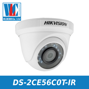 Camera HD-TVI bán cầu ngoài trời hồng ngoại Hikvision DS-2CE56C0T-IR