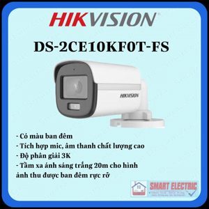 Camera HD-TVI Hikvision DS-2CE10KF0T-FS