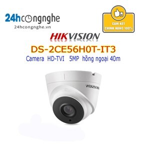 Camera HD-TVI Hikvision DS-2CE56H0T-IT3 - 5MP