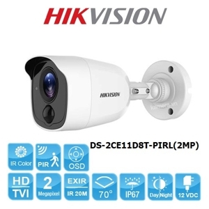 Camera HD-TVI trụ hồng ngoại 20m HIKvision DS-2CE11D8T-PIRL 2MP