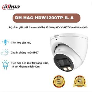 Camera HDCVI 2MP Dahua DH-HAC-HDW1200TQP-A-S5