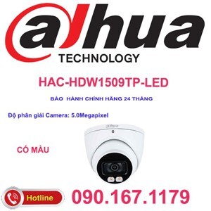 Camera HDCVI Dahua DH-HAC-HDW1509TP-LED