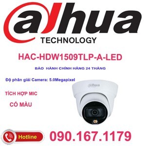 Camera HDCVI Dahua HAC-HDW1509TLP-A-LED