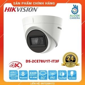 Camera HDTVI 4K Hikvision DS-2CE78U1T-IT3F