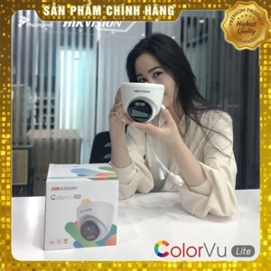 Camera HDTVI ColorVu Hikvision DS-2CE72DF3T-F - 2MP