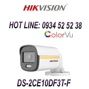 Camera HDTVI ColorVu Hikvision DS-2CE10DF3T-F - 2MP