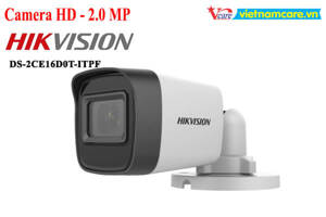 Camera HDTVI Hikvision DS-2CE16D0T-ITPF - 2MP