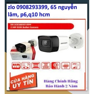 Camera HDTVI Hikvision DS-2CE16D0T-ITPF - 2MP