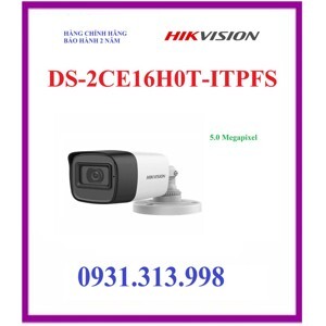 Camera HDTVI Hikvision DS-2CE16H0T-ITPFS - 5MP