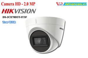 Camera HDTVI Hikvision DS-2CE78D3T-IT3F - 2MP