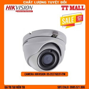 Camera HDTVI Hikvision DS-2CE76D3T-ITMF - 2MP