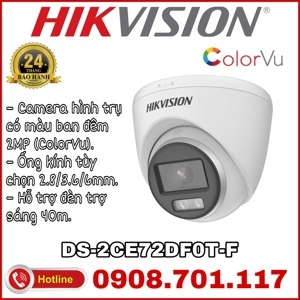 Camera Hikvision DS-2CE72DF0T-F