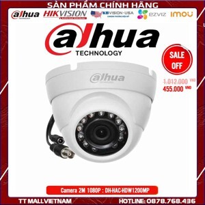 Camera hồng ngoại HD-CVI Dahua HAC-HDW1200MP