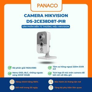 Camera hồng ngoại Hikvision DS-2CE38D8T-PIR