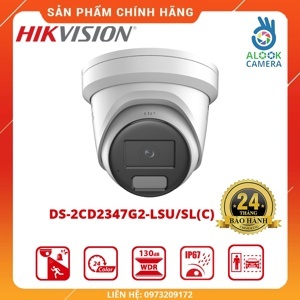 Camera IP 4MP Hikvision DS-2CD2347G2-LSU/SL (C)