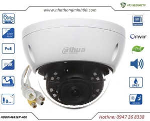 Camera IP 6MP Dahua IPC-HDBW4631EP-ASE