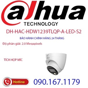 Camera IP Dahua DH-HAC-HDW1239TLQP-A-LED-S2