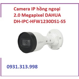 Camera IP Dahua DH-IPC-HFW1230DS1-S5