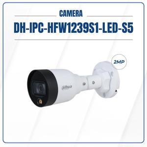 Camera IP Dahua DH-IPC-HFW1239S1-LED-S5 ban đêm có màu