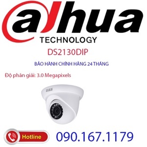 Camera ip Dahua ds2300dip 3.0mp dome hồng ngoại 30m