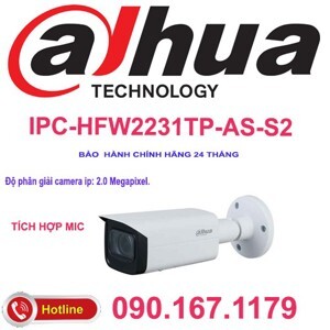 Camera ip Dahua IPC-HFW2231TP-AS-S2