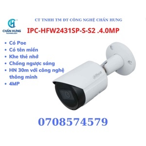 Camera IP Dahua IPC-HFW2431SP-S-S2