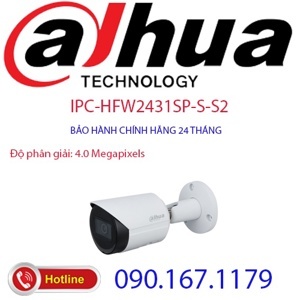 Camera IP Dahua IPC-HFW2431SP-S-S2