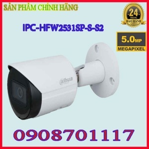 Camera IP Dahua IPC-HFW2531SP-S-S2, 4MP