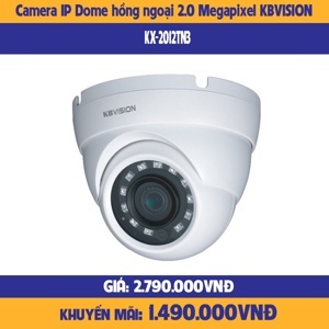 Camera IP Dome hồng ngoại Kbvision KX-2012TN3 - 2MP