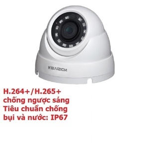 Camera IP Dome hồng ngoại Kbvision KX-2012TN3 - 2MP