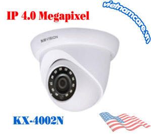 Camera IP Dome hồng ngoại KBVISION KX-4002N - 4.0 Megapixel