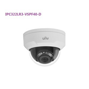 Camera IP Dome hồng ngoại UNV IPC322LR3-VSPF40-D - 2MP