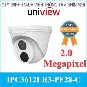 Camera IP Dome UNV IPC3612LR3-PF28-C - 2MP