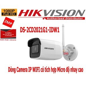 Camera IP Hikvision DS-2CD2021G1-IW - 2MP