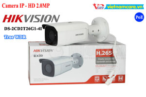 Camera IP Hikvision DS-2CD2T26G1-4I - 2MP