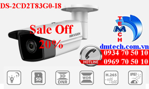 Camera IP Hikvision DS-2CD2T83G0-I8 - 8MP