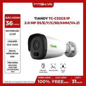 Camera IP hồng ngoại 2.0 Megapixel Tiandy TC-C32GS