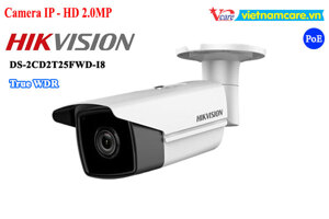 Camera IP hồng ngoại 2.0 Megapixel HIKVISION DS-2CD2T25FWD-I8