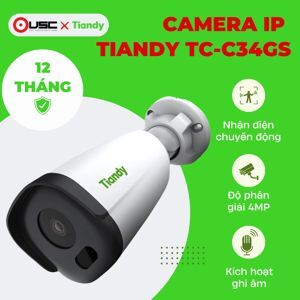 Camera IP hồng ngoại 4.0 Megapixel Tiandy TC-C34GS