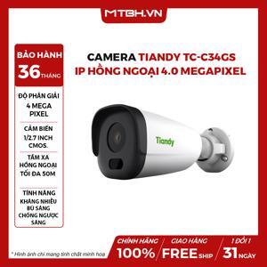 Camera IP hồng ngoại 4.0 Megapixel Tiandy TC-C34GS