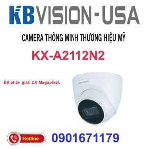 Camera IP hồng ngoại Kbvision KX-A2112N2 - 2MP