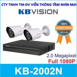 Camera ip kbvision kb-2002n 2.0MP bán cầu hồng ngoại 30m