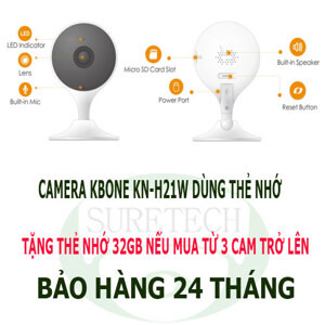 Camera IP Kbvision Kbone KN-H21W - 2MP