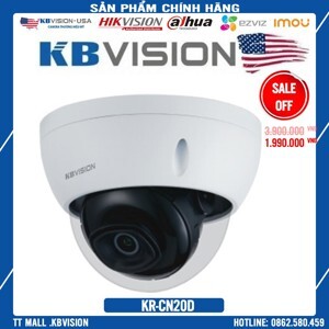 Camera IP Kbvision KR-CN20D, 2MP