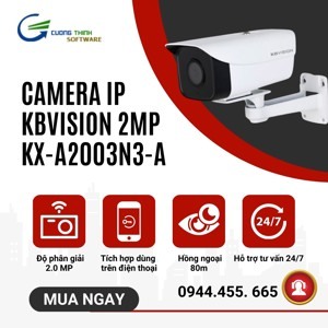 Camera IP KBvision KX-C2003N3-B- 2MP