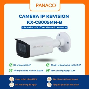 Camera Ip Kbvision KX-C8005MN-B, 8.0Mp