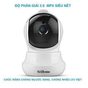 Camera IP không dây Srihome SH025 2.0MPX